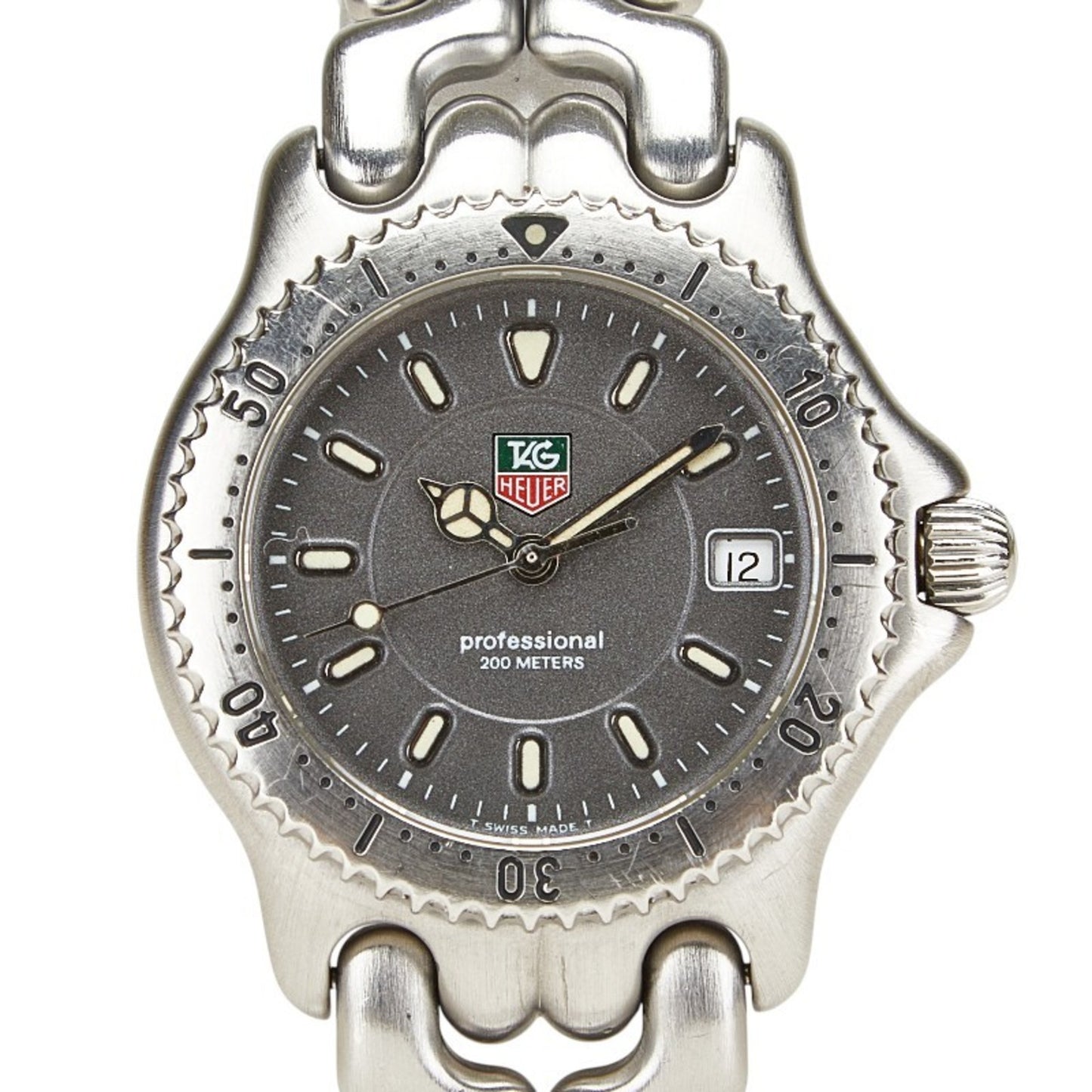 Tag Heuer Cell Boys Watch Wg1213-K0 Quartz Gray Dial Stainless Steel