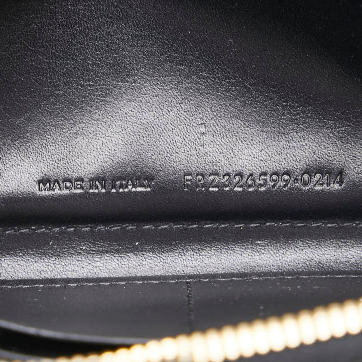 Saint Laurent Round Zip Long Wallet 326599 Black Leather