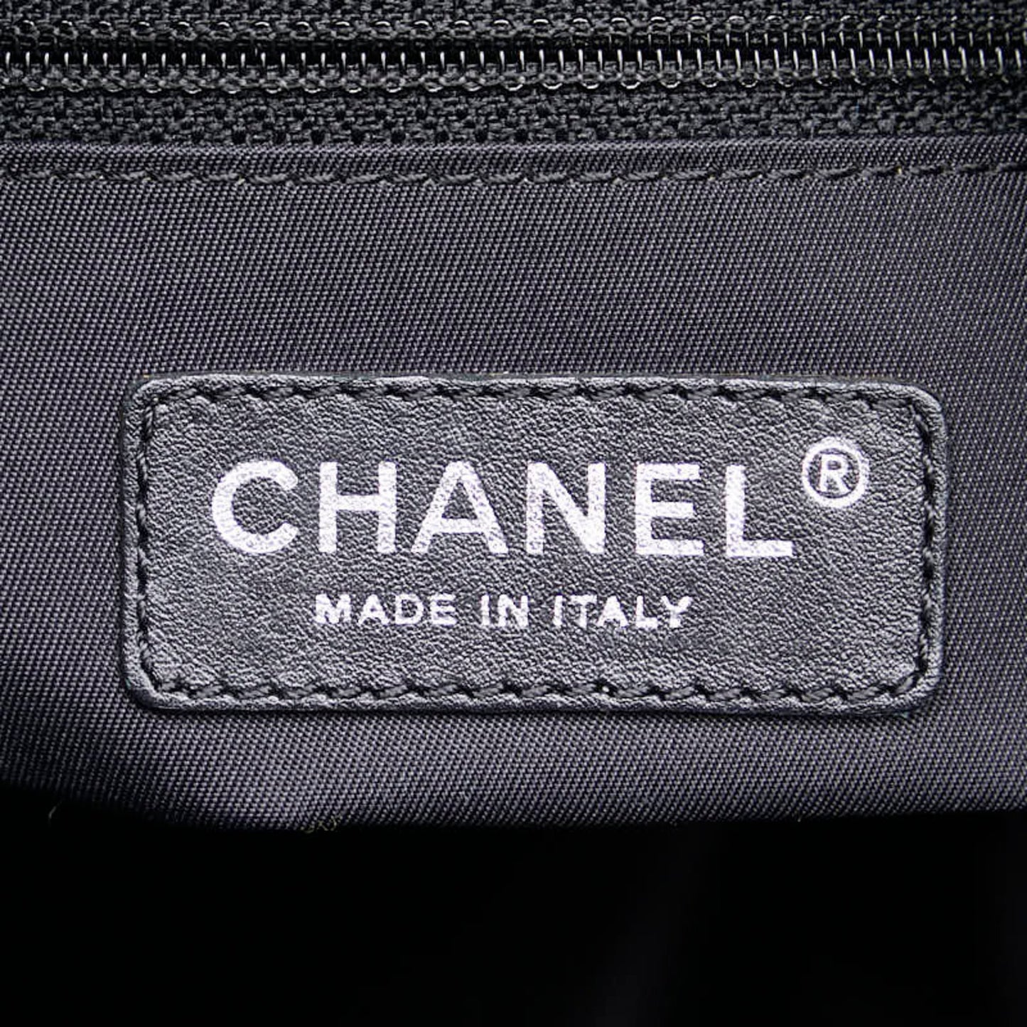 Chanel Paris Biarritz Tote Pm Bag A34208 Black Canvas