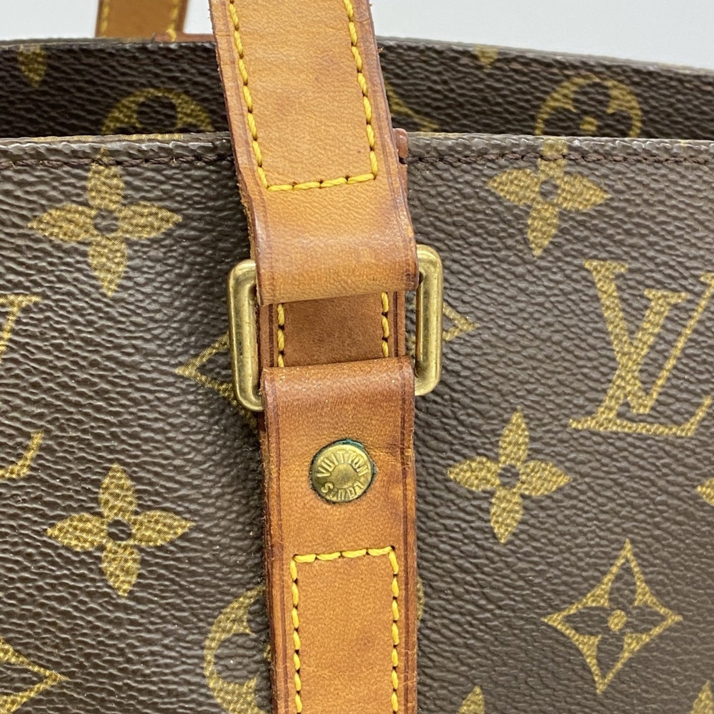 Louis Vuitton Monogram Sac Tote Bag M51109 Brown
