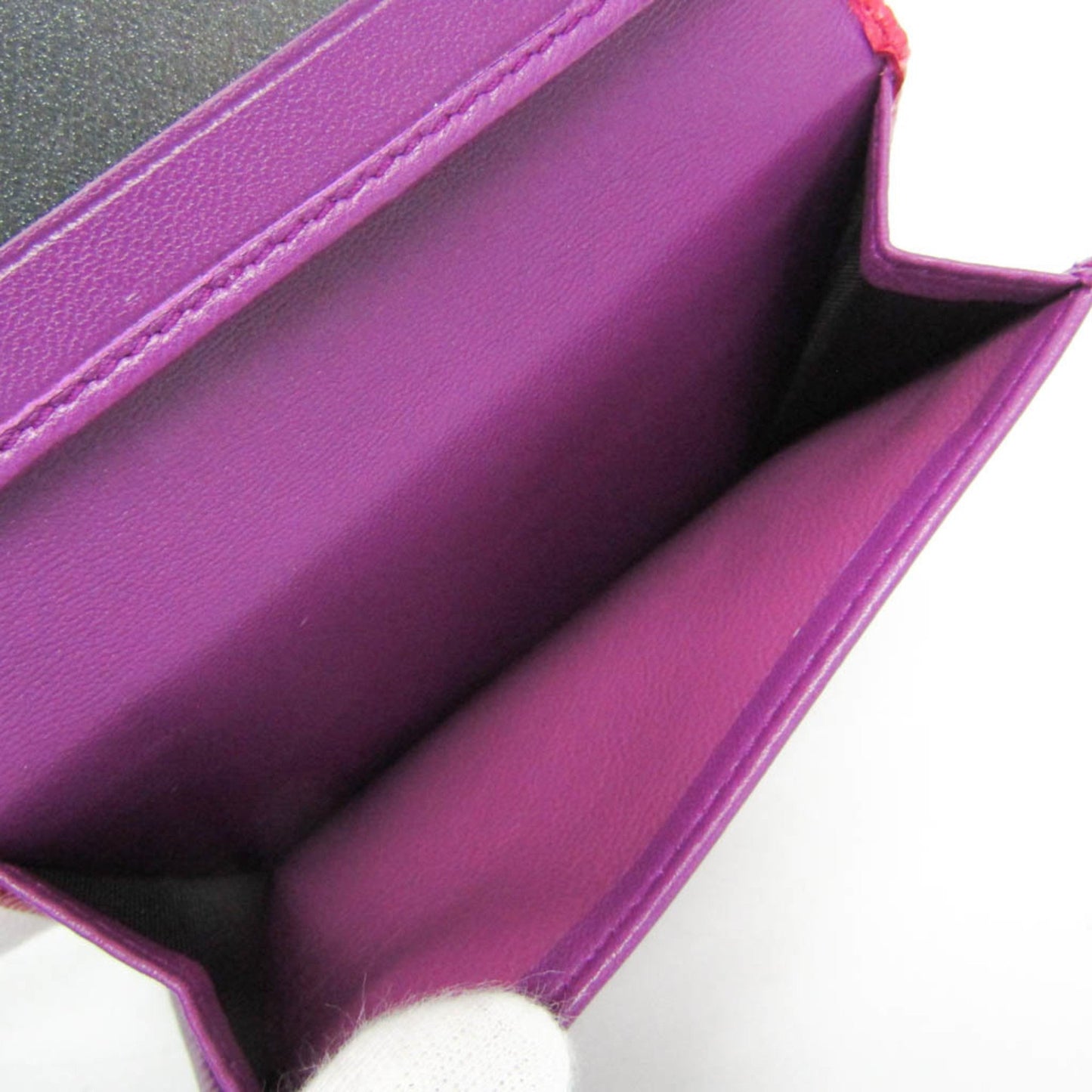 Bvlgari Bvlgari Bvlgari 287264 Leather Card Case Pink