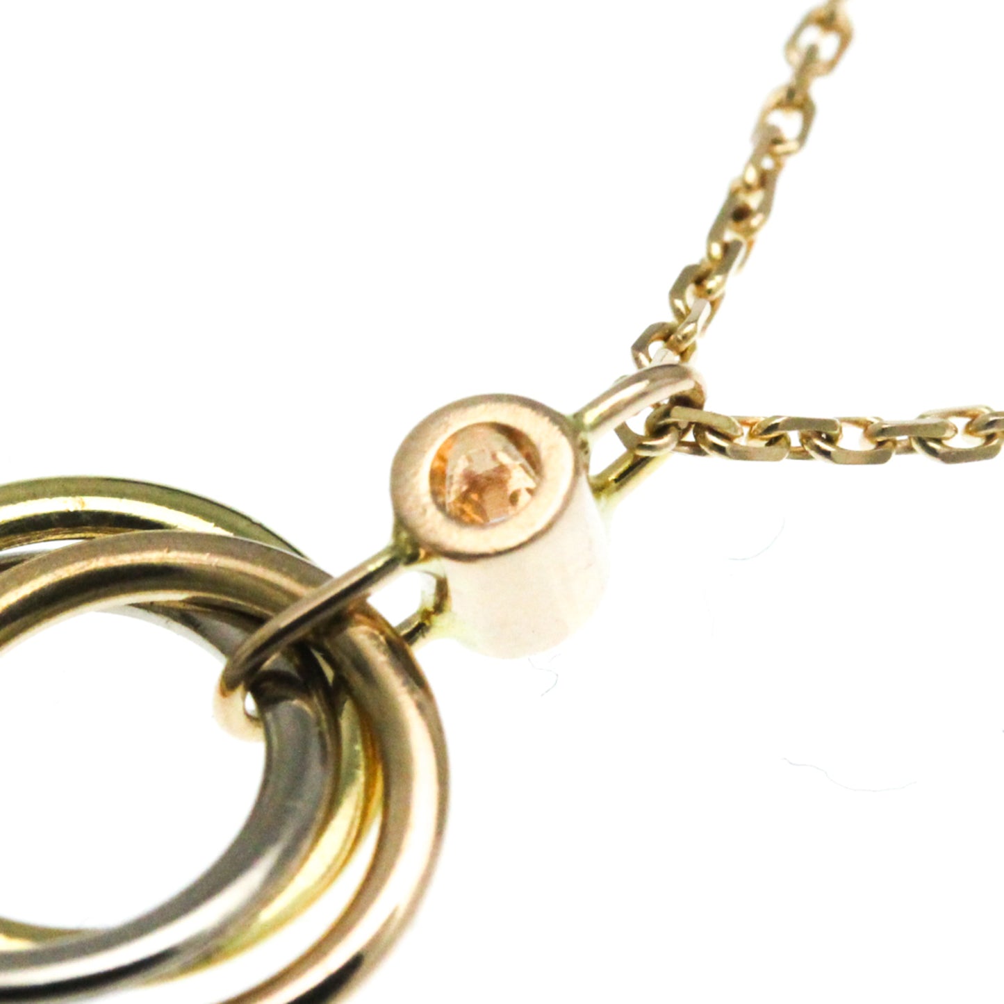 Cartier Baby Trinity 1P Diamond Necklace Pink Gold (18K)