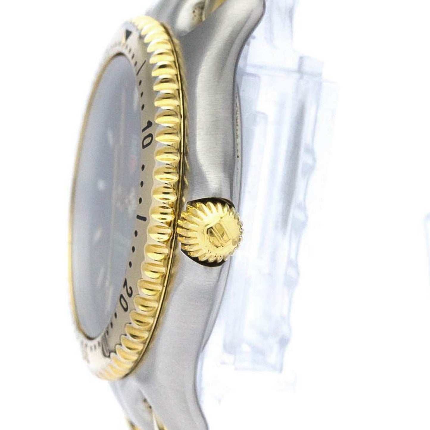 Polished Tag Heuer Sel Professional Gold Plated Steel
