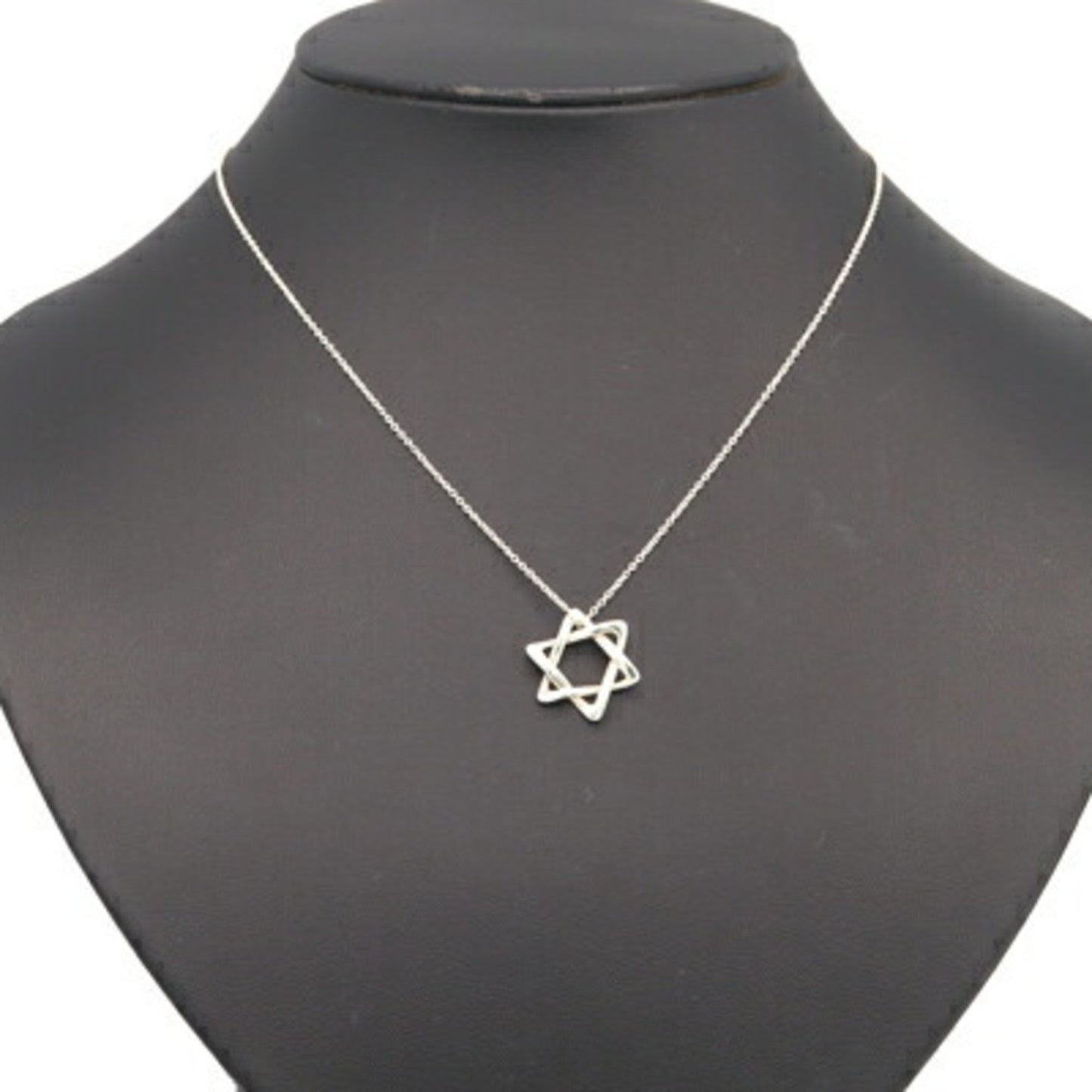 Tiffany Necklace Elsa Peretti Star Of David Sv Sterling Silver 925 Pendant