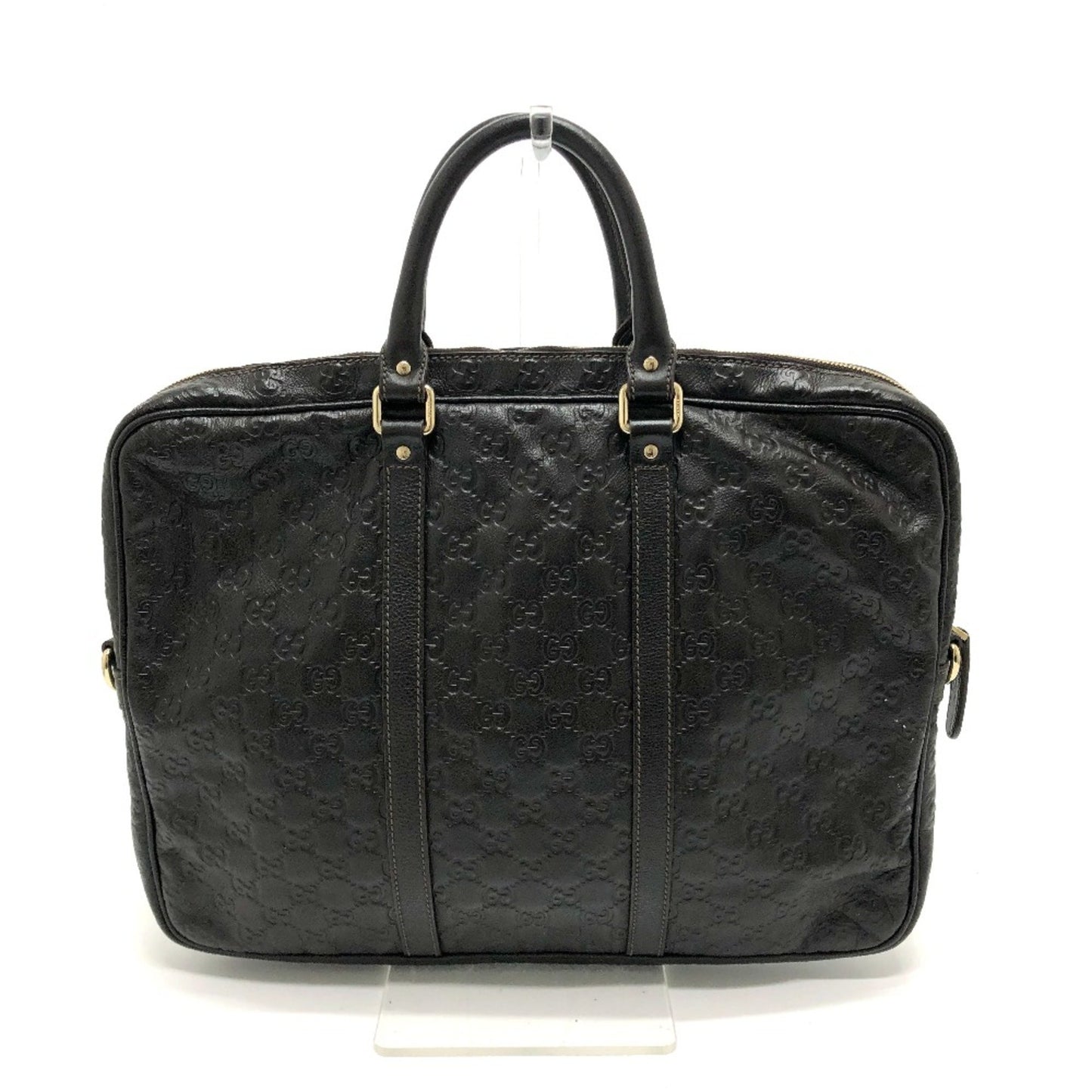 Gucci 201480 Sima Line Bag Business Bag Briefcase Brown