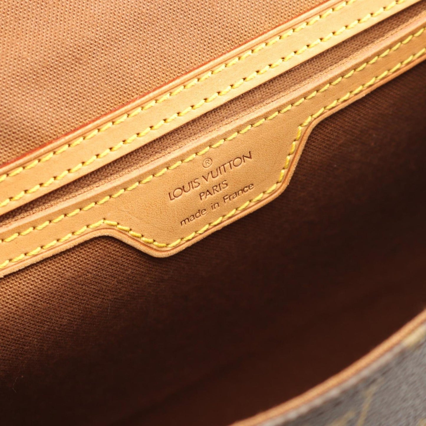 Louis Vuitton Bel Air Handbag Coated Canvas Leather Monogram