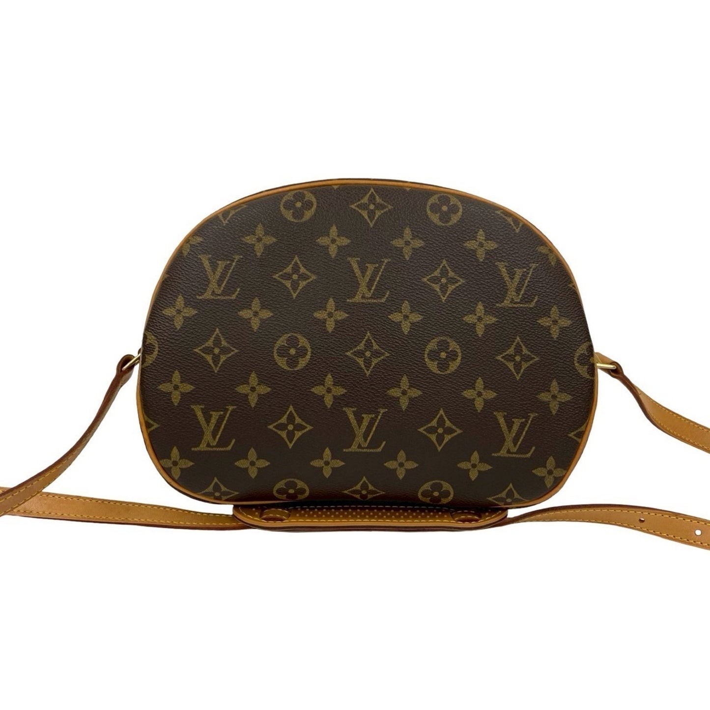 Louis Vuitton Vintage Blois Monogram Leather Shoulder Bag/Pochette Brown 62775