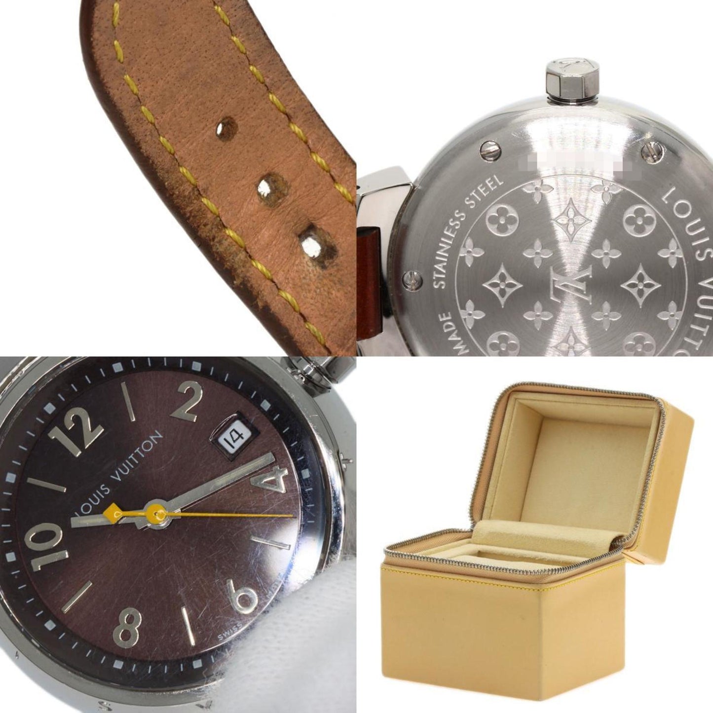 Louis Vuitton Q1211 Tambour Watch Stainless Steel