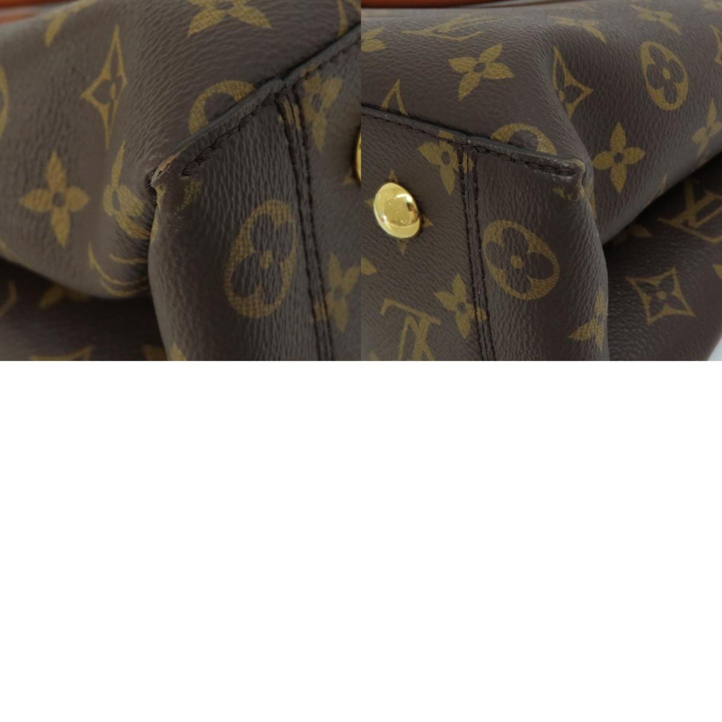 Louis Vuitton M43770 Flower Tote Monogram Handbag Canvas