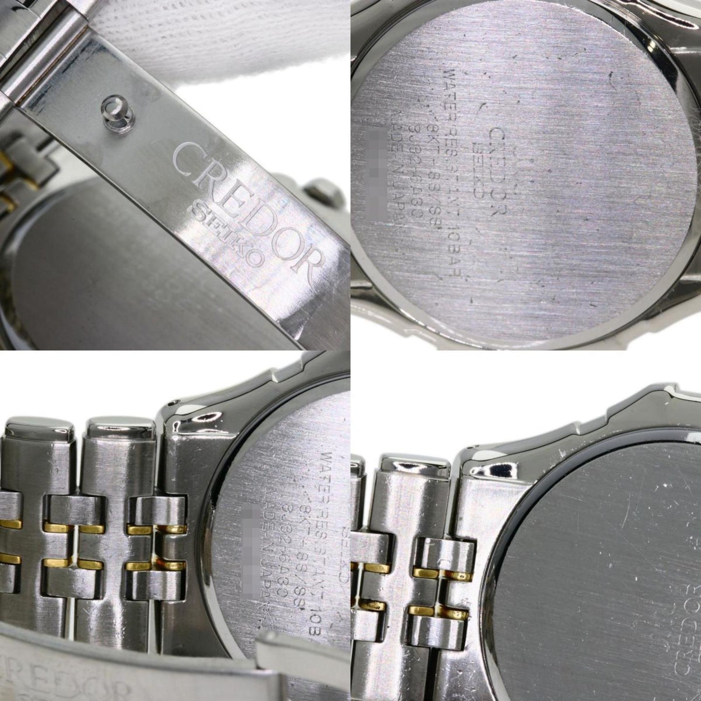 Seiko Gcax988 8J82-6A30 Credor Watch Stainless Steel Ssxk18Yg