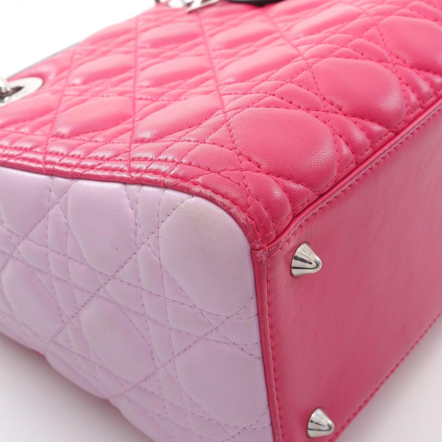 Christian Dior Dior Lady Dior Lady Cannage Handbag Leather