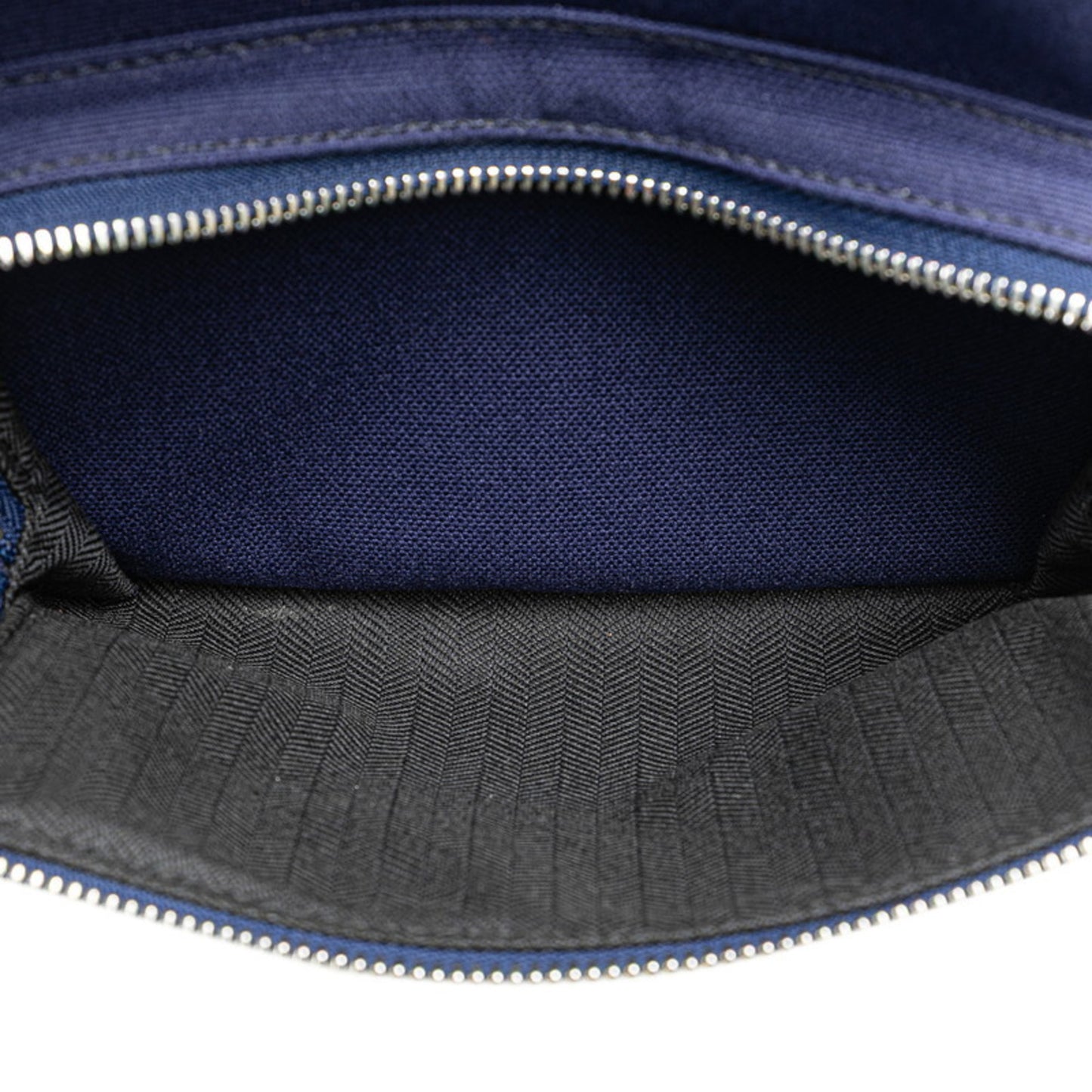 Loewe Anagram Waist Bag/Body Bag In Navy Canvas