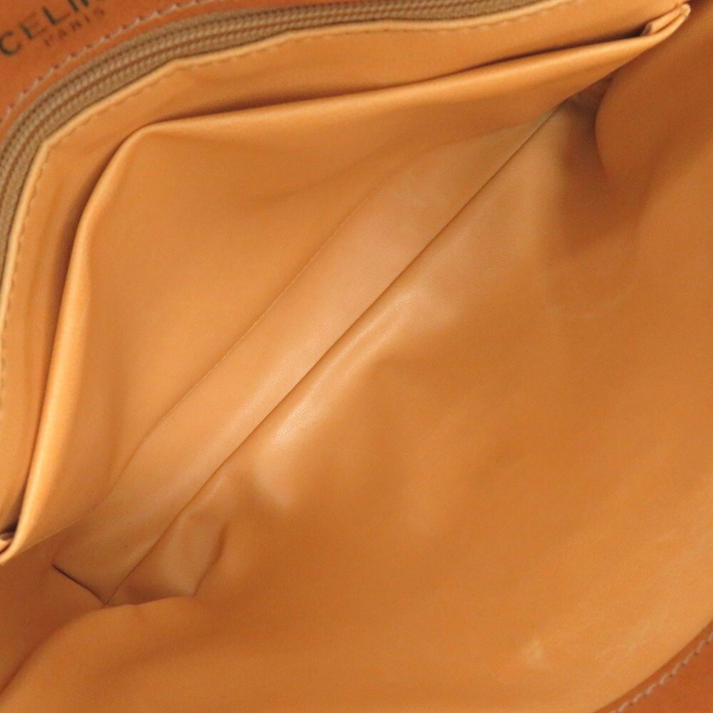 Celine Macadam Pvc/Leather Beige Shoulder Bag 0023Celine