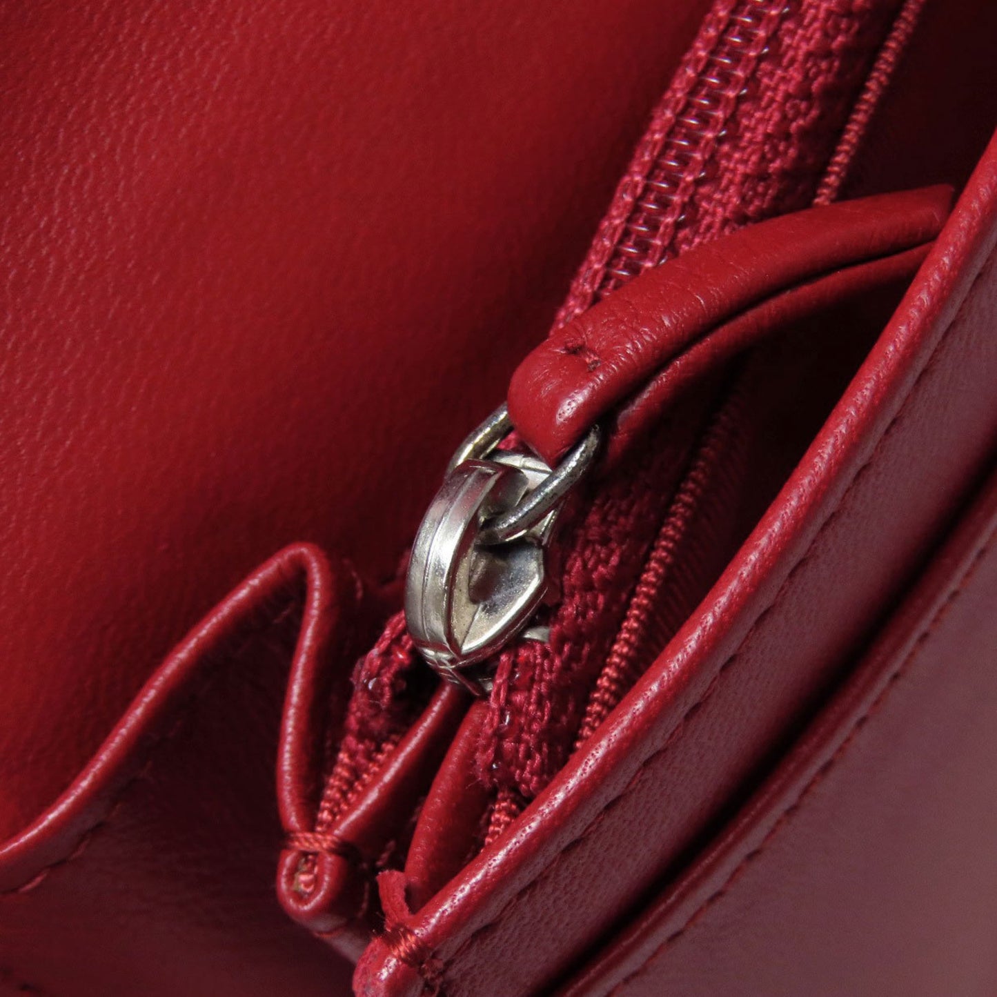 Chanel Matelasse Coco Mark Silver Hardware Lambskin Long Wallet