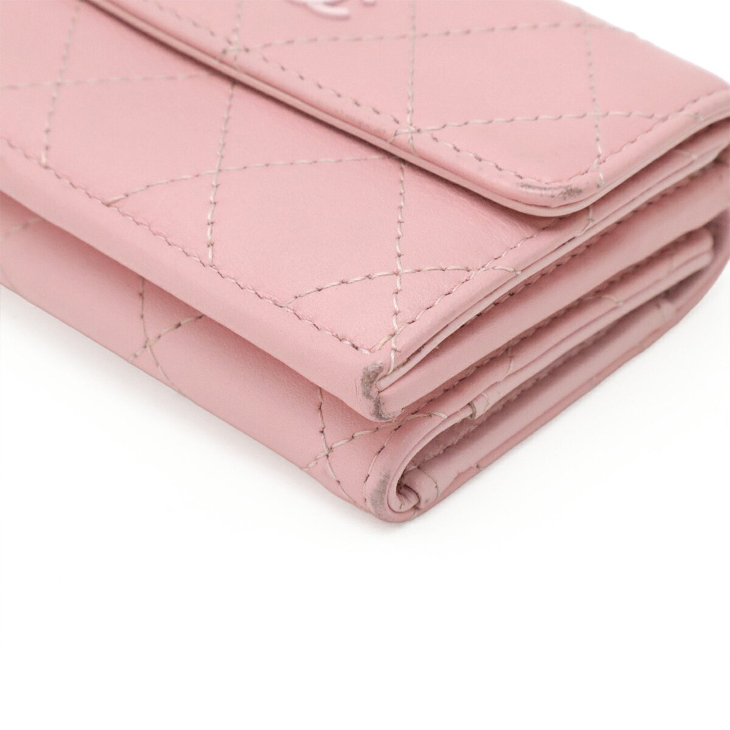 Chanel Matelasse Coco Mark Tri-Fold Wallet