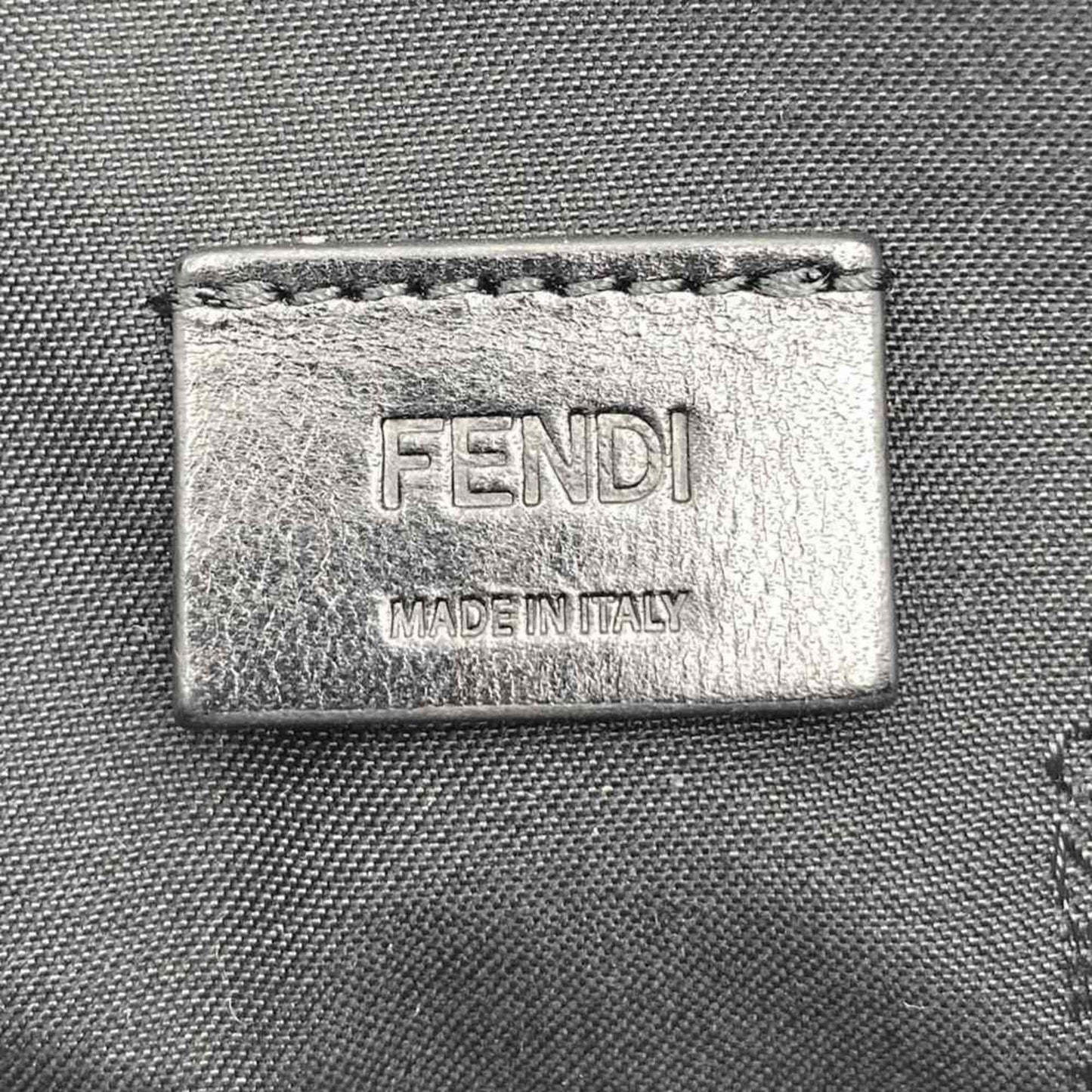 Fendi 7No078 Clutch Bag Think Yellow