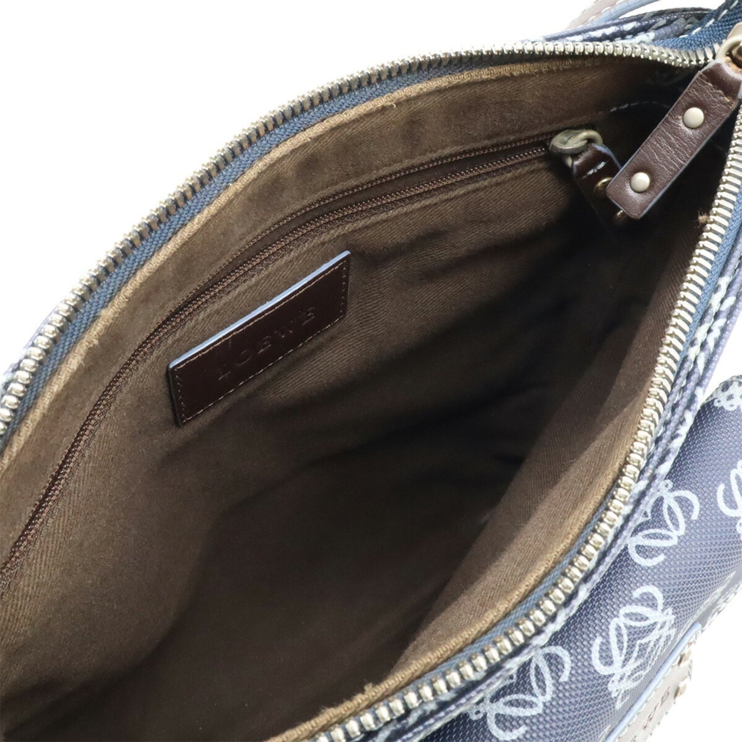Loewe Anagram Shoulder Bag In Pvc And Leather