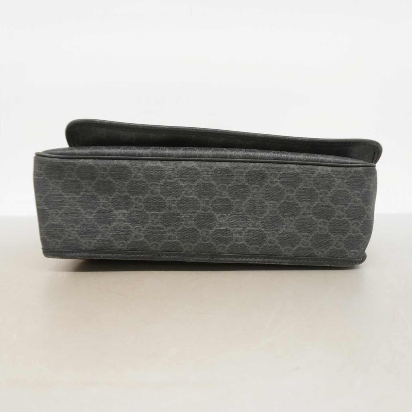 Gucci Gg Supreme Interlocking G Shoulder Bag 222291 Gray Black