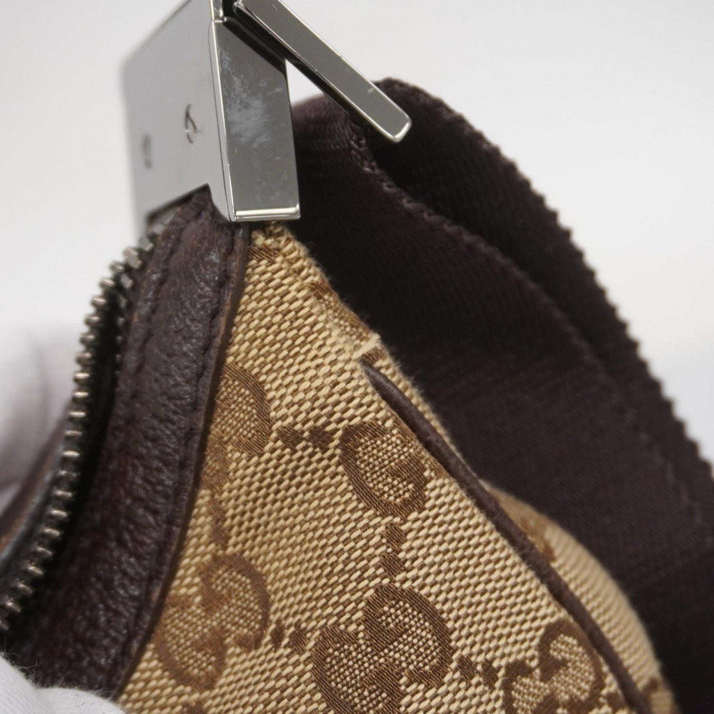 Gucci Gg Canvas Shoulder Bag 122790 Brown