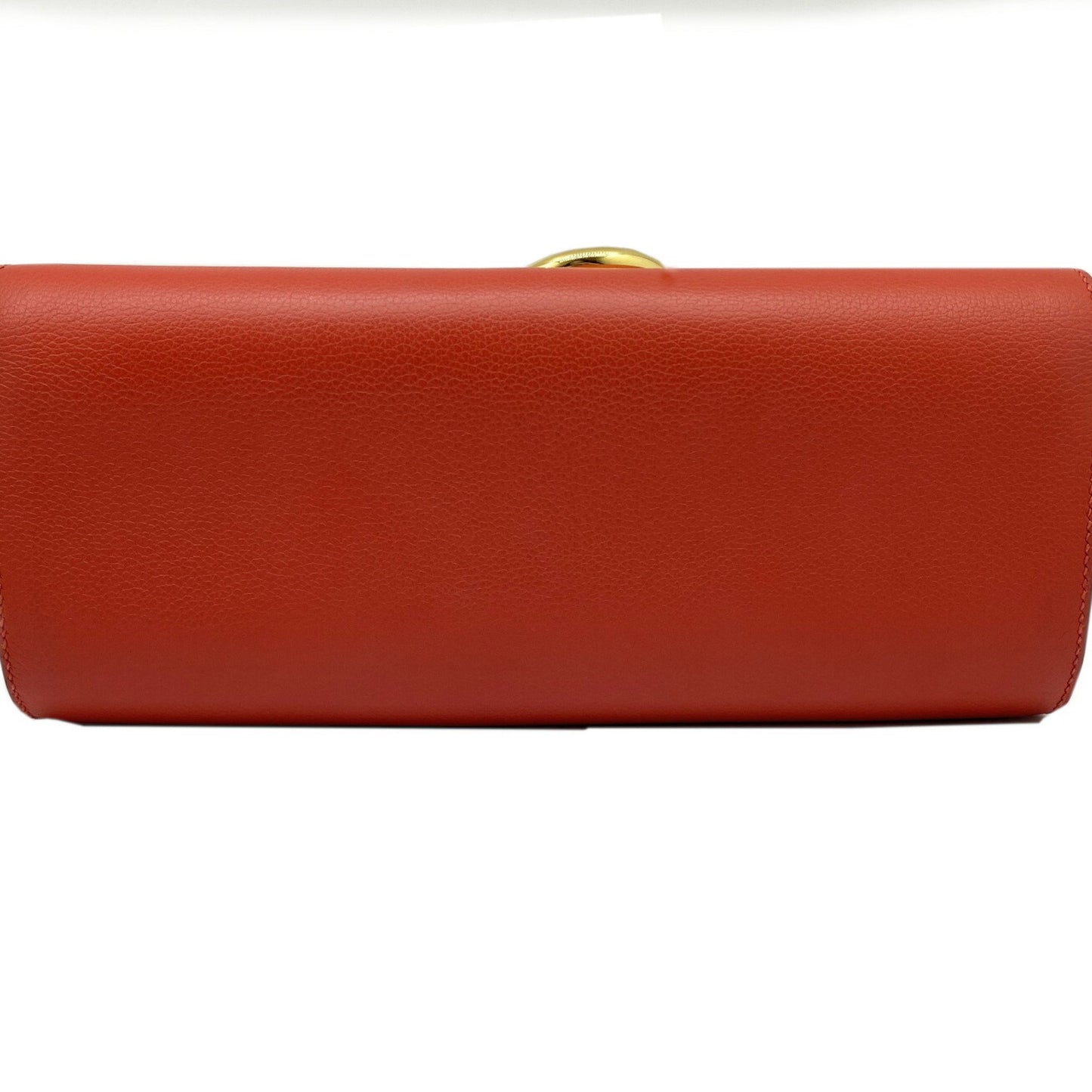 Hermes Hermes Ege Evercolor Red Rouge Tomato Clutch Bag X Stamp 2016 Chaine D'Ancre