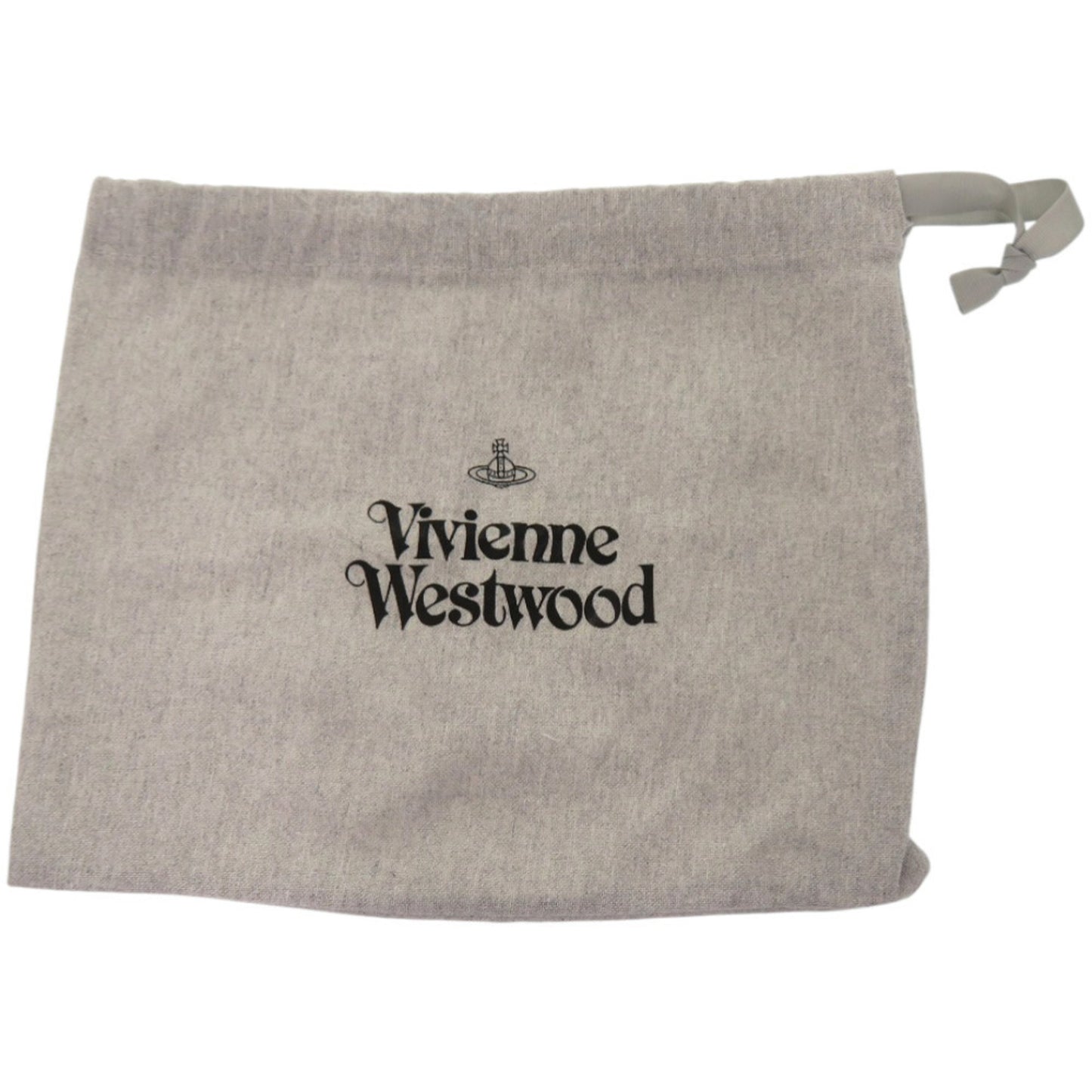 Like New Vivienne Westwood Round Crossbody Ove Genuine Leather Black Shoulder Bag 0894