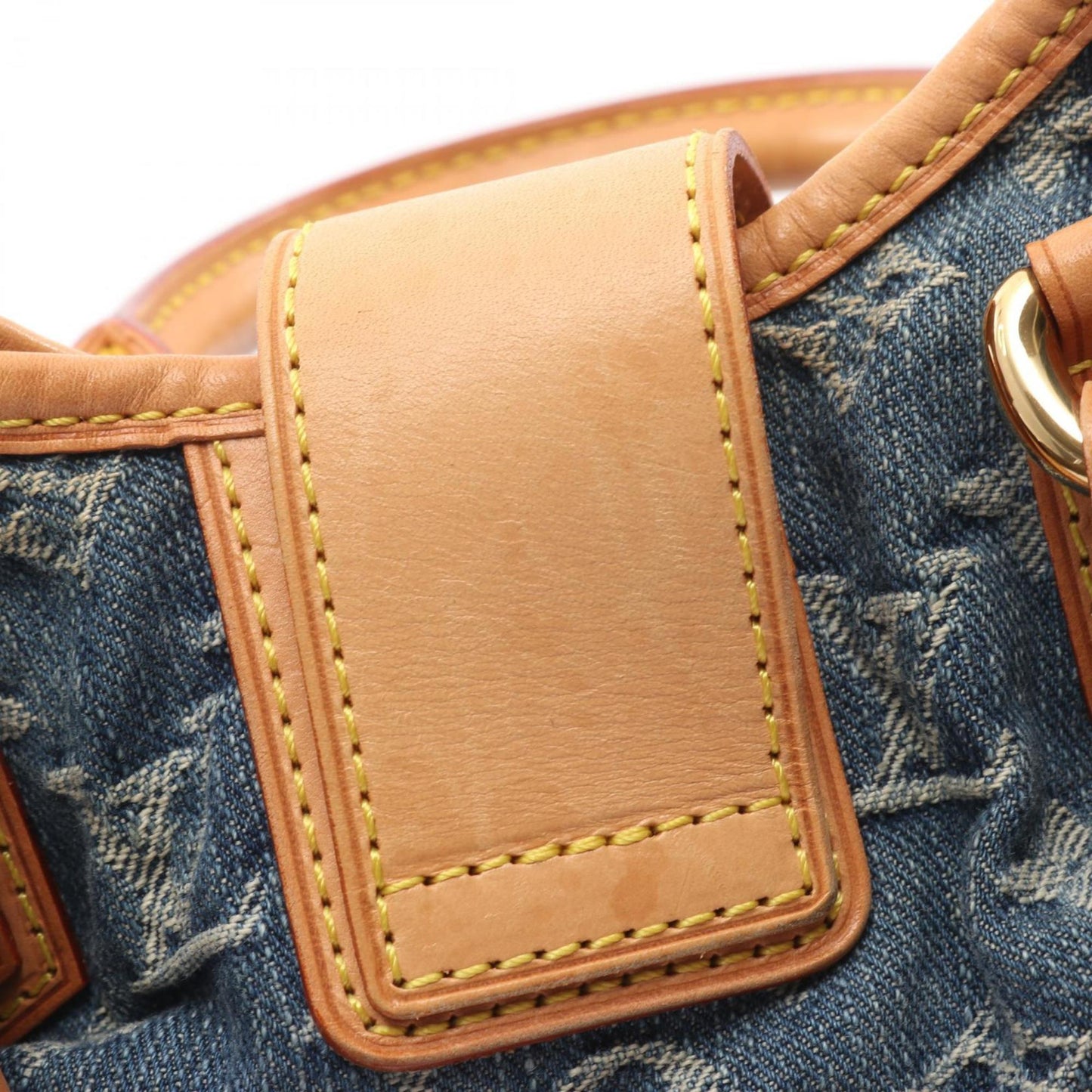 Leather - Louis Vuitton Handbag Monogram Denim