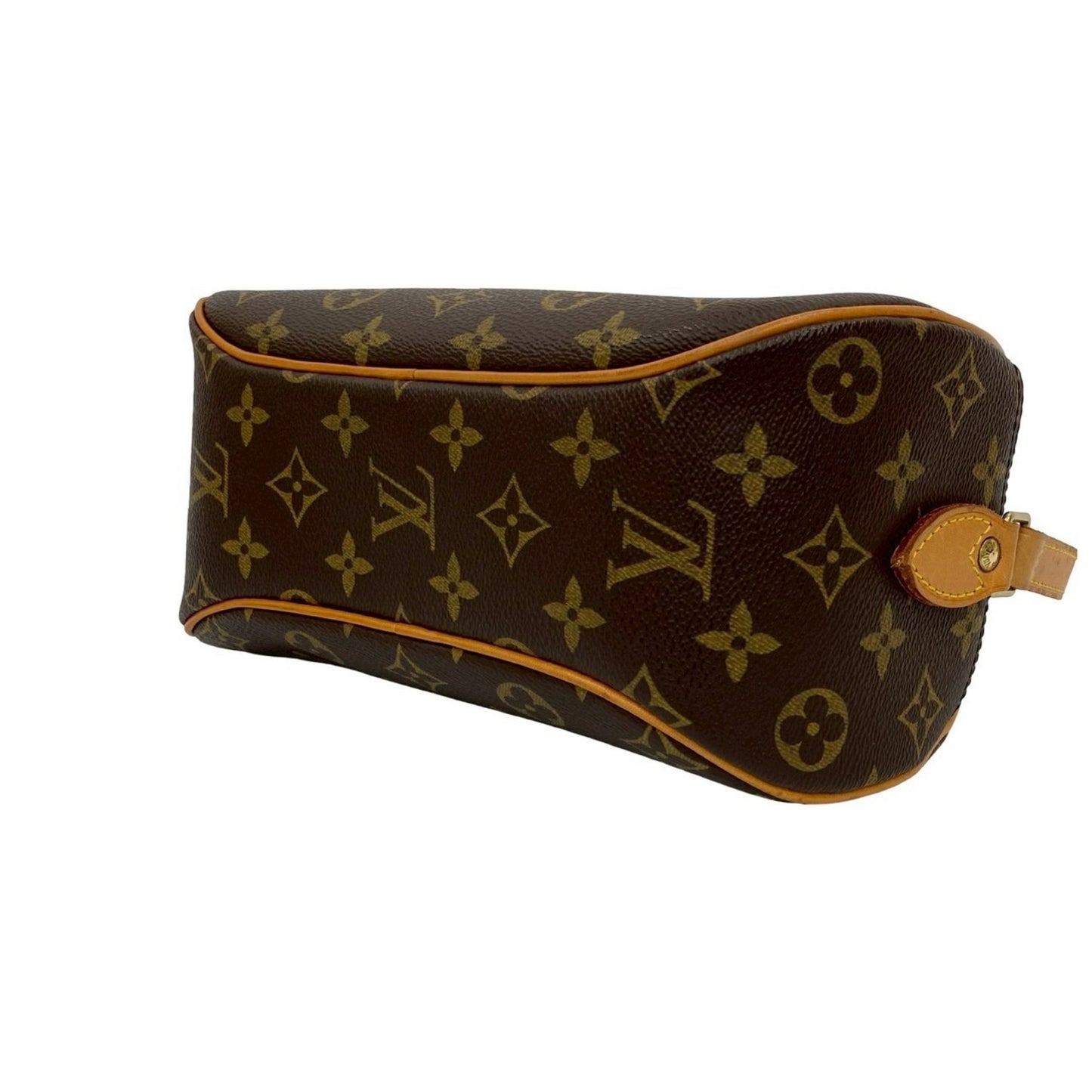 Louis Vuitton Vintage Blois Monogram Leather Shoulder Bag/Pochette Brown 62775