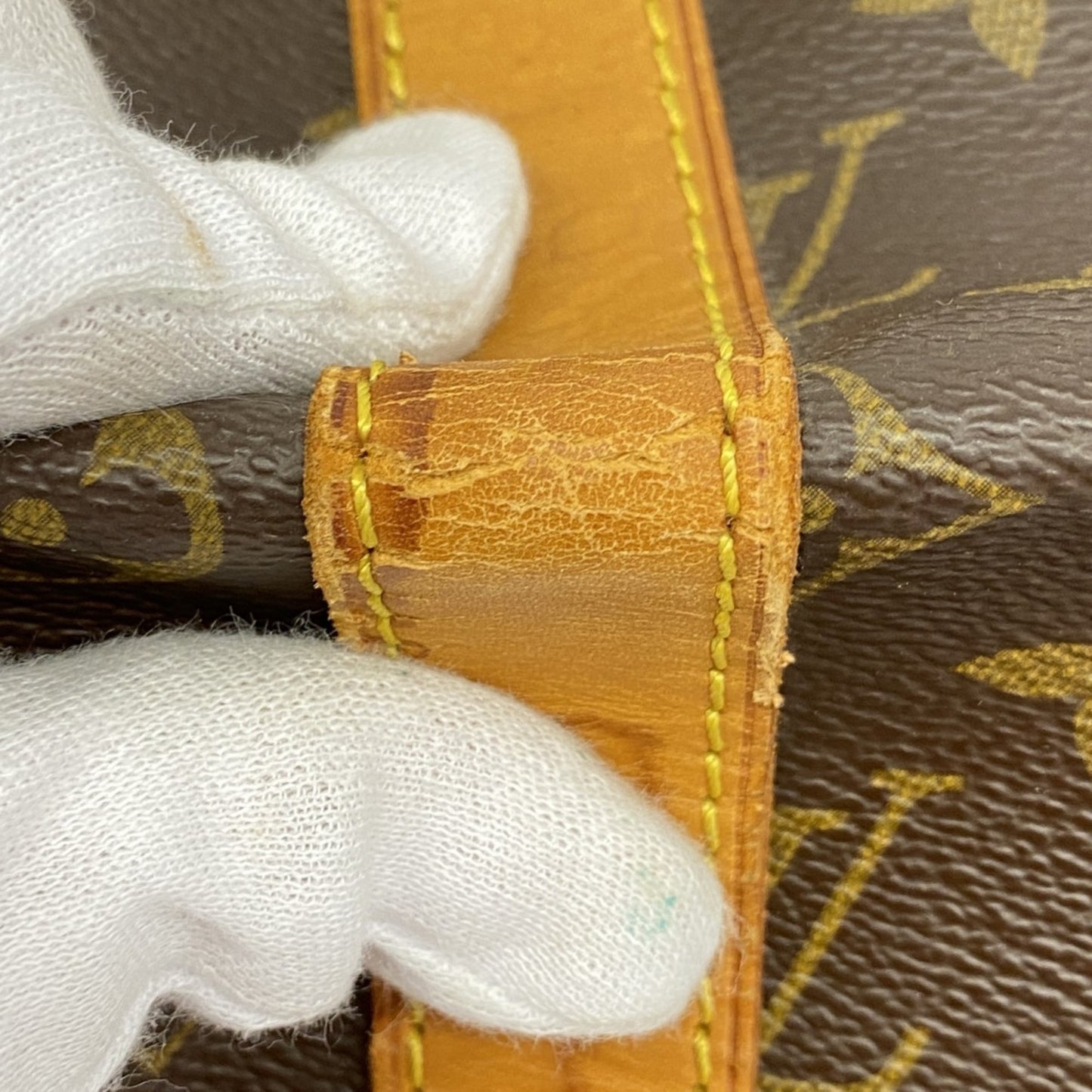 Louis Vuitton Monogram Keepall 55 Boston Bag M41424 Brown