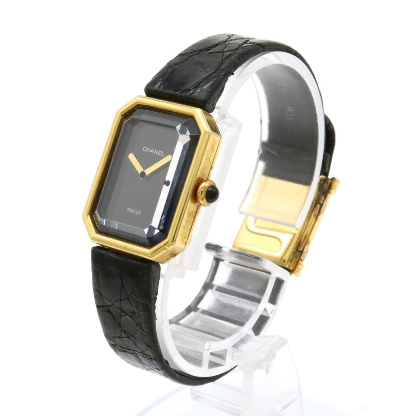Chanel Premiere K18Yg 750 Yellow Gold Leather