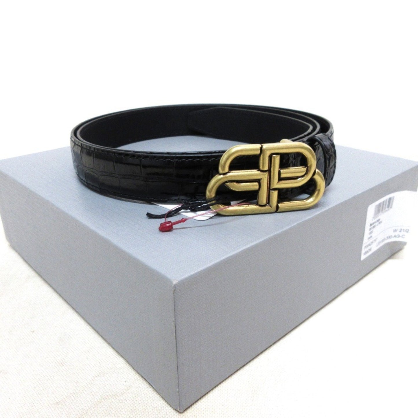 Balenciaga Bb Thin Belt