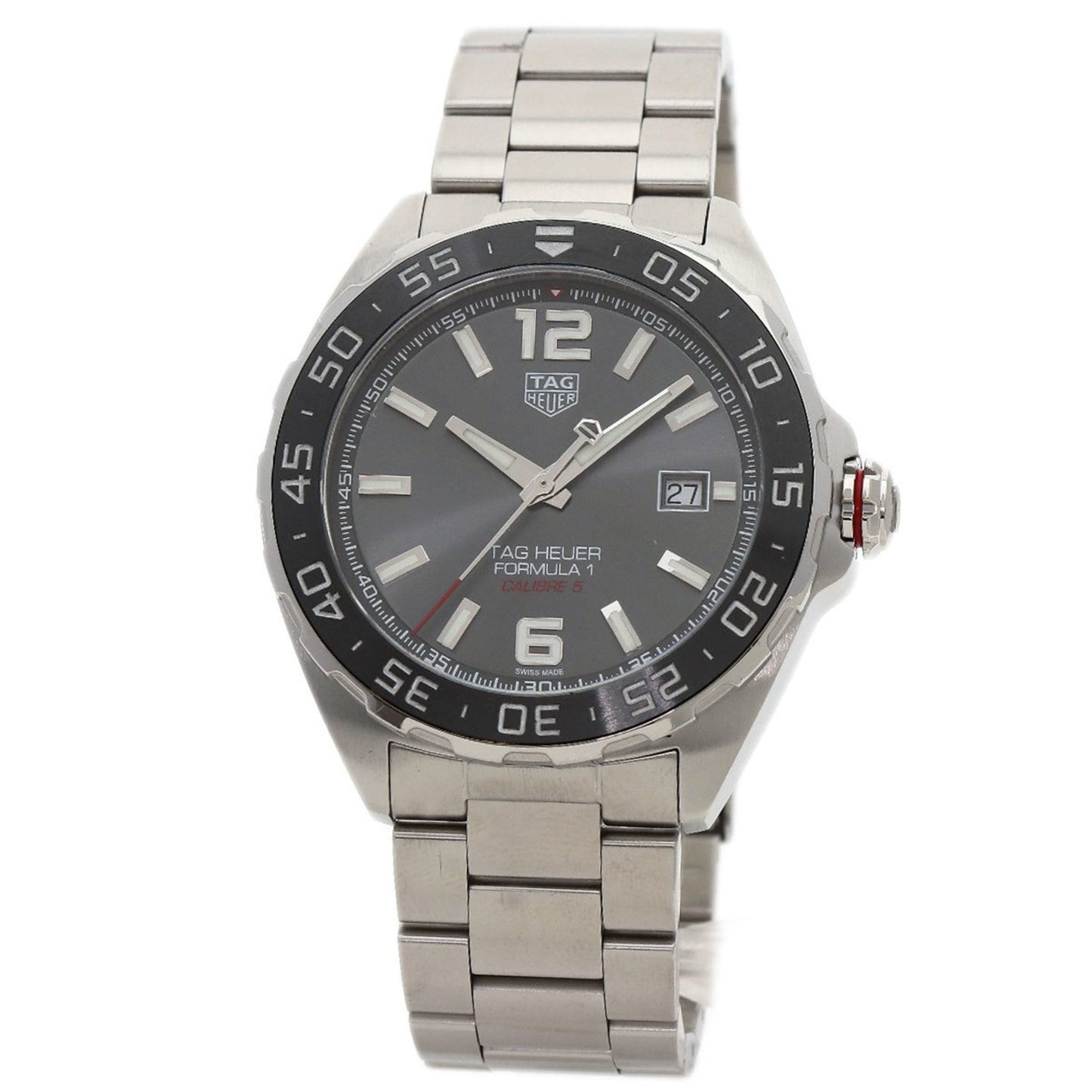 Tag Heuer Wa2011.Ba0842 Formula 1 Calibre 5 Date Watch Stainless Steel Ss