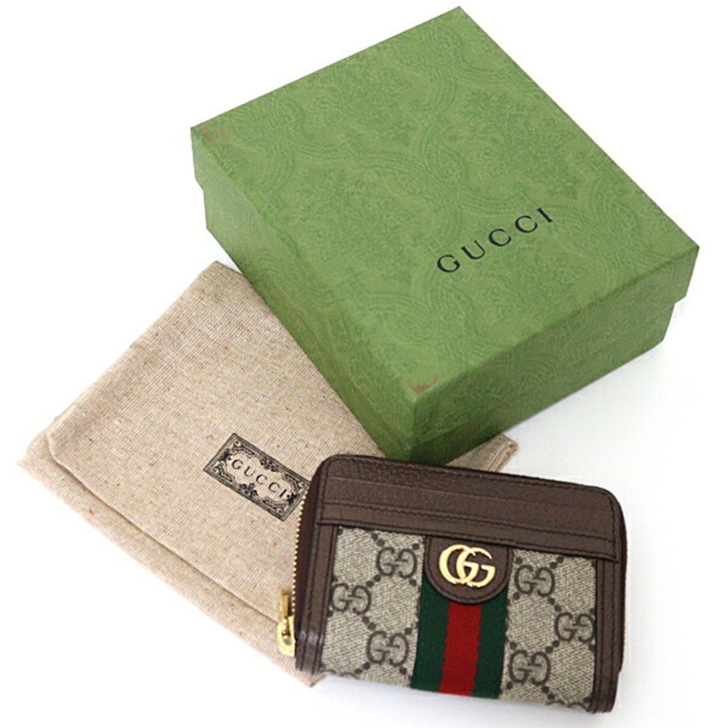 Gucci Ophidia Card Case Gg Supreme Canvas 658552