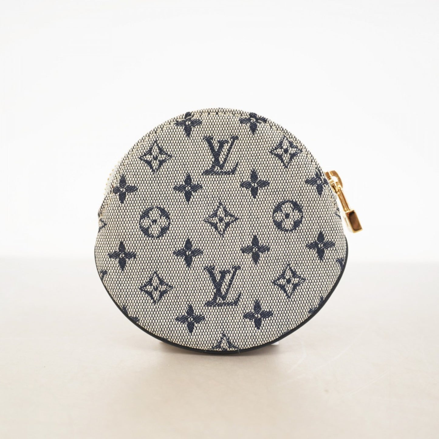 Louis Vuitton Monogram Mini Porte Monnaie Long Wallet/Coin Case M92460 Blue