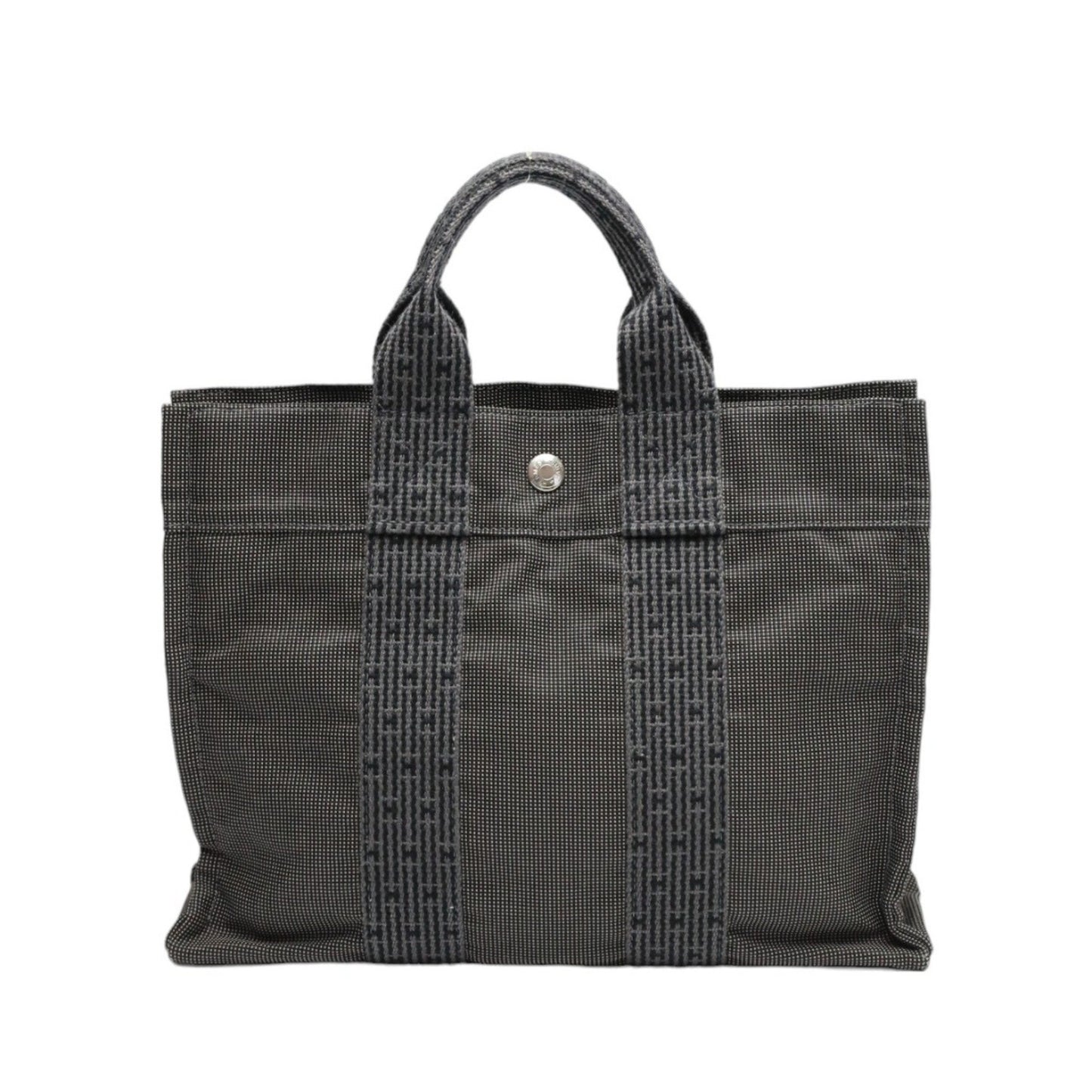 Hermes Handbag Air Line Canvas Grey