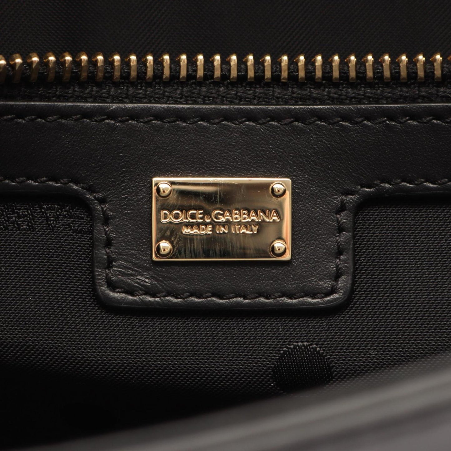 Dolce & Gabbana Mediterraneo Leather Clutch Bag For Men