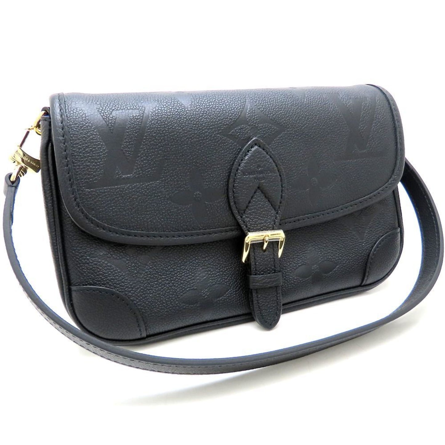 Louis Vuitton Louis Vuitton Monogram Empreinte Diane M46386 Shoulder Bag Noir 352363