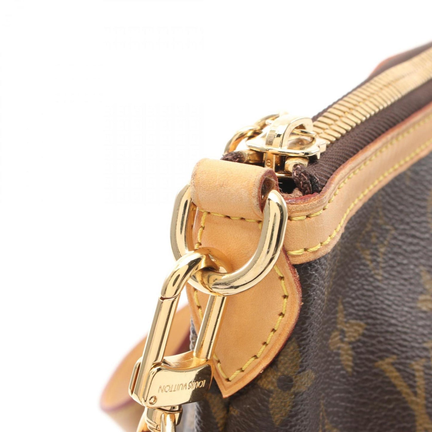 Louis Vuitton Palermo Pm Monogram Handbag Bag Coated Canvas Leather