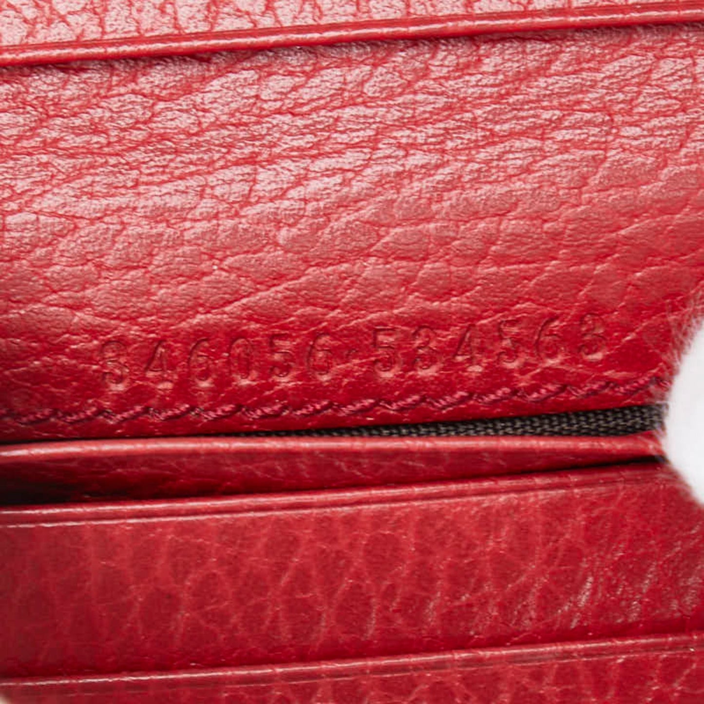 Gucci Gg Canvas Long Wallet 346056 Beige Red
