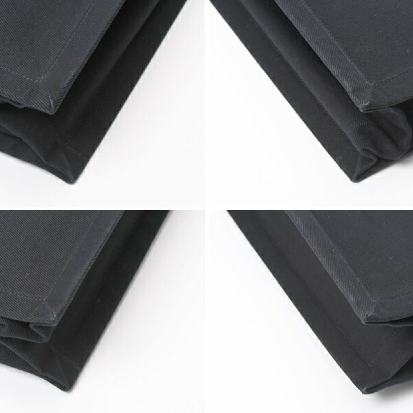 Saint Laurent Saint Laurent Rive Gauche Tote Bag 632539 Canvas Black S-157033