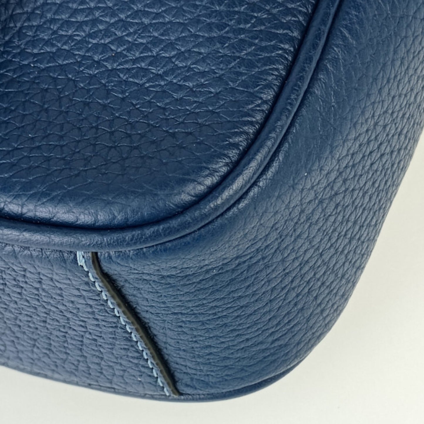 Coach Shoulder Bag Beck Crossbody Cj736 Blue Black Leather
