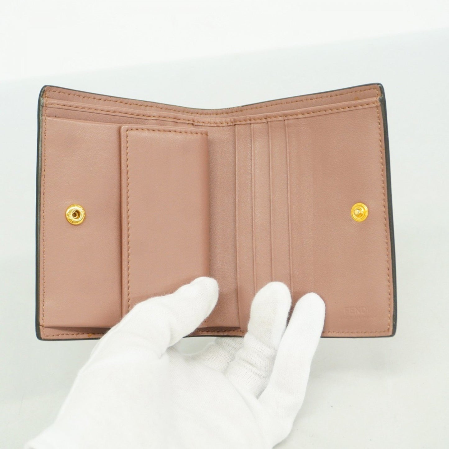 Fendi F Is Leather Wallet
