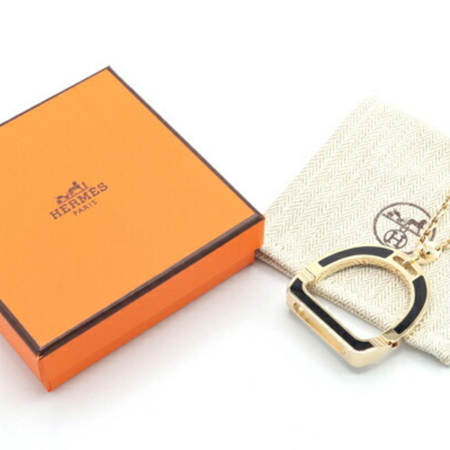 Hermes Herms Ideal Glove Holder H241040G Black