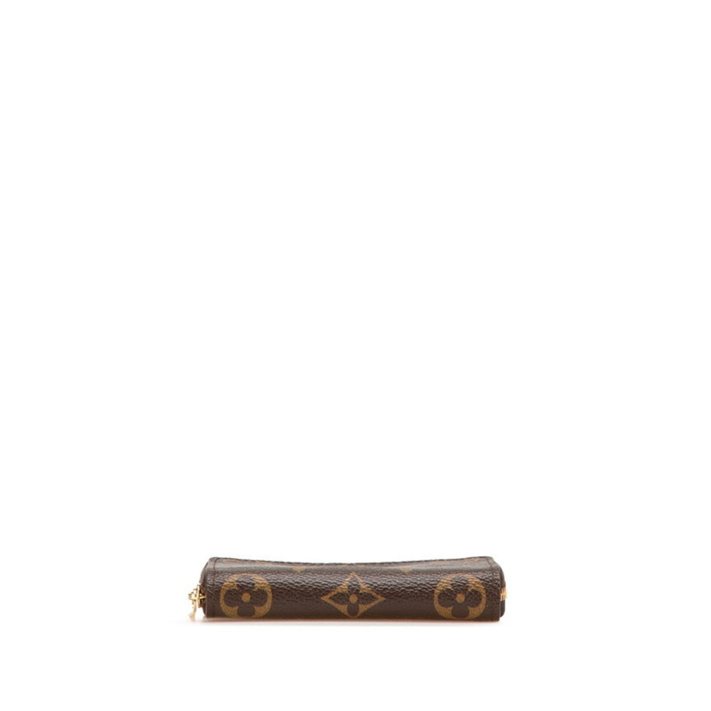 Louis Vuitton Monogram Zippy Coin Purse Case M60067 Brown Pvc Leather