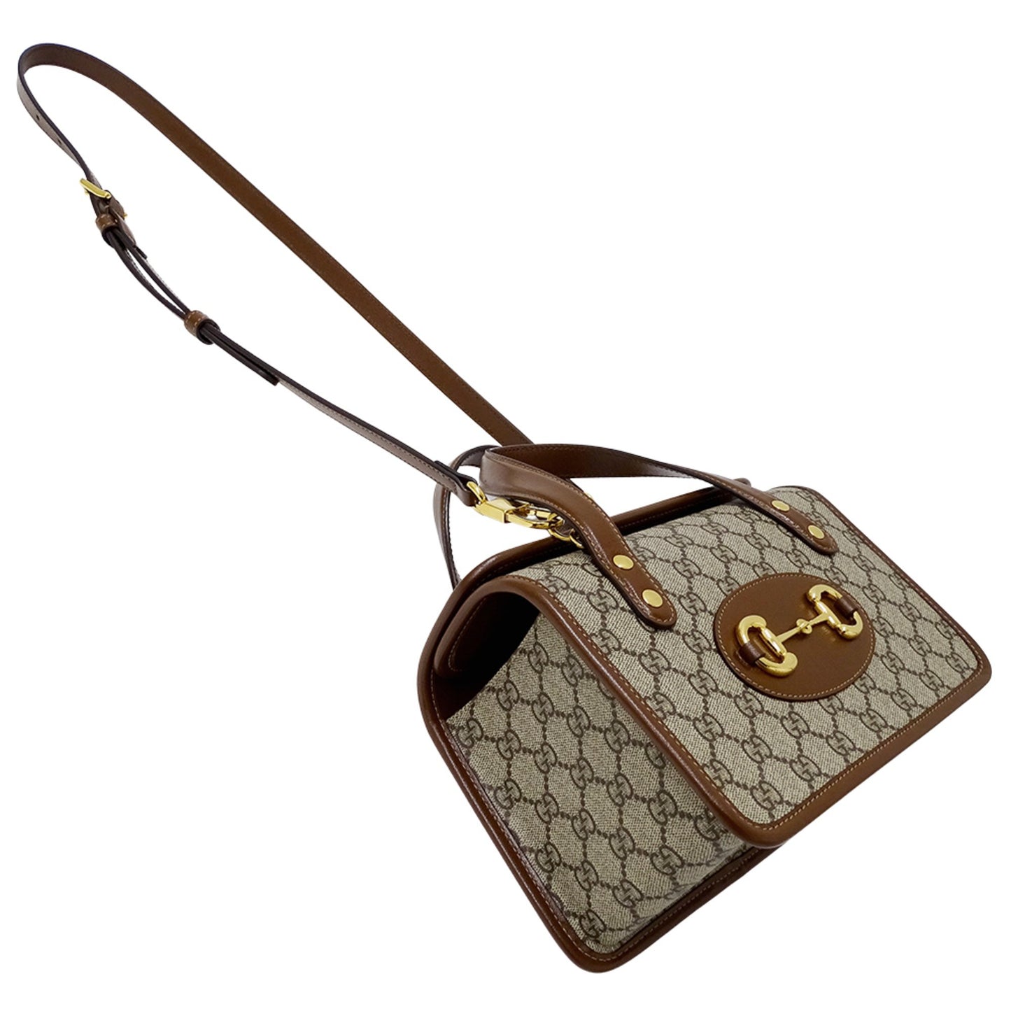 Gucci 1955 Gg Supreme Horsebit Bag
