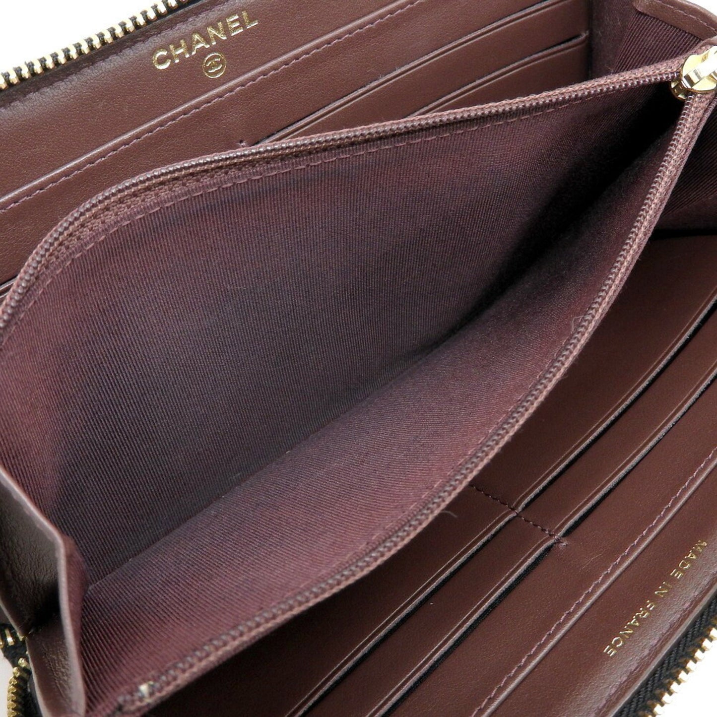 Chanel Coco Mark Round Long Wallet A50097