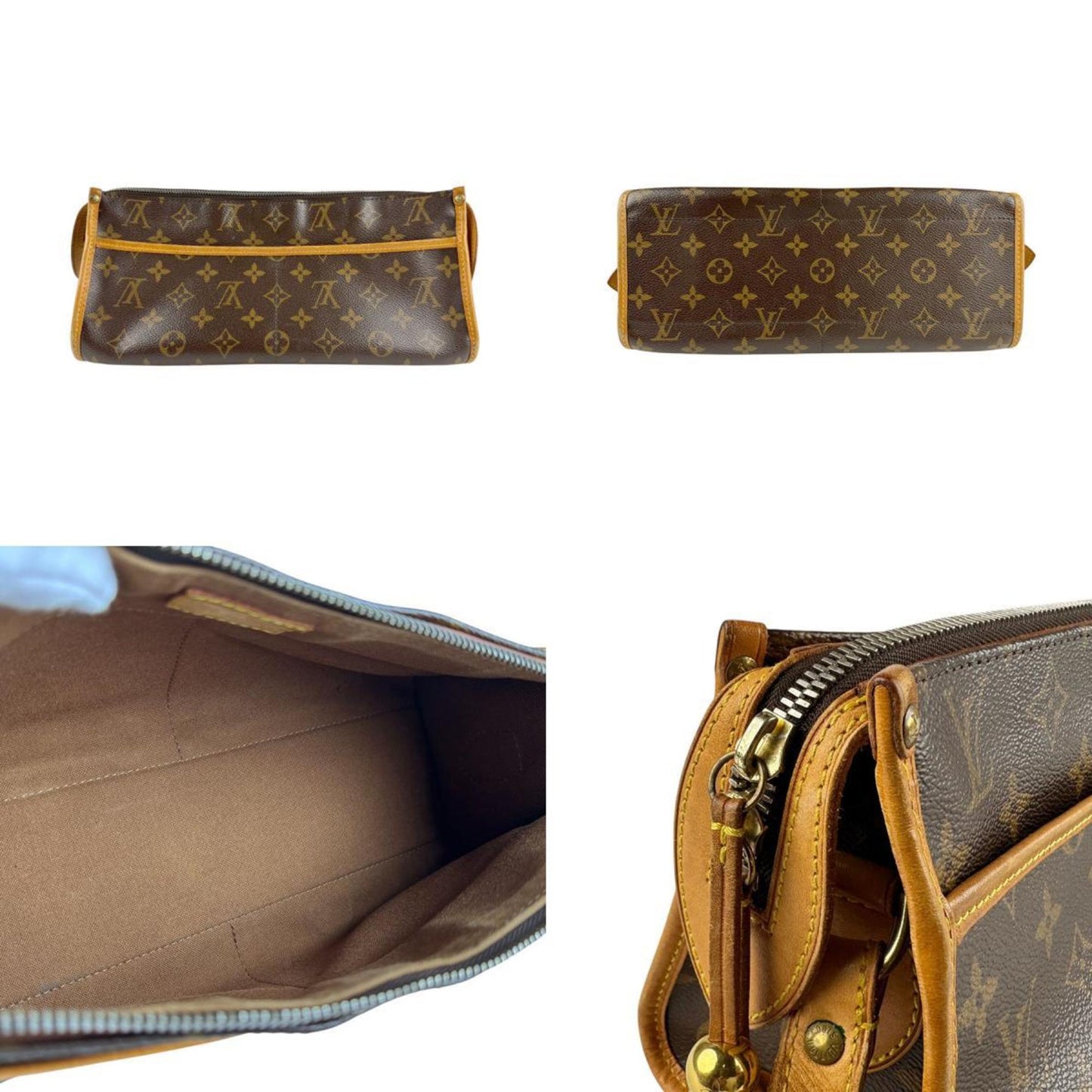 Louis Vuitton Louis Vuitton Shoulder Bag Monogram Popincourt Long Canvas Brown