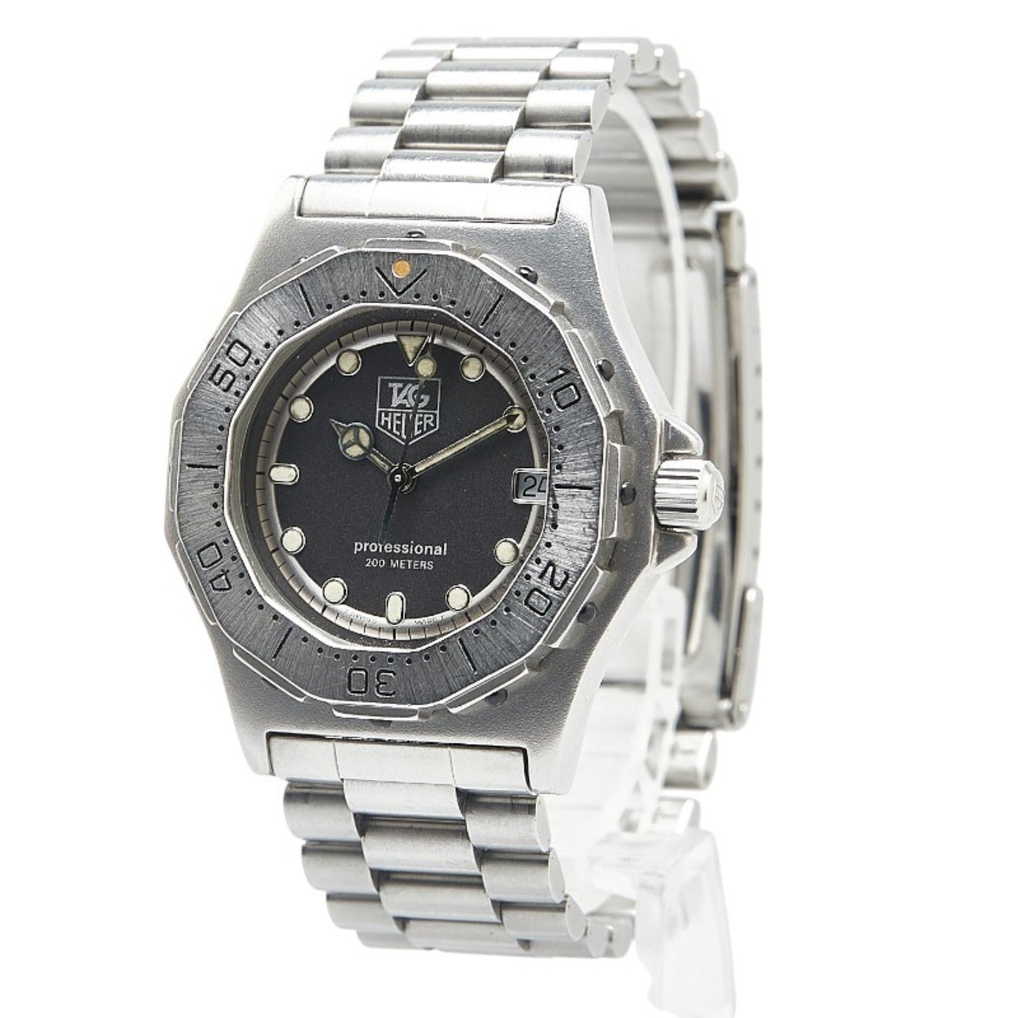 Tag Heuer 3000 Series Watch 932.213 Quartz Grey Dial Stainless Steel