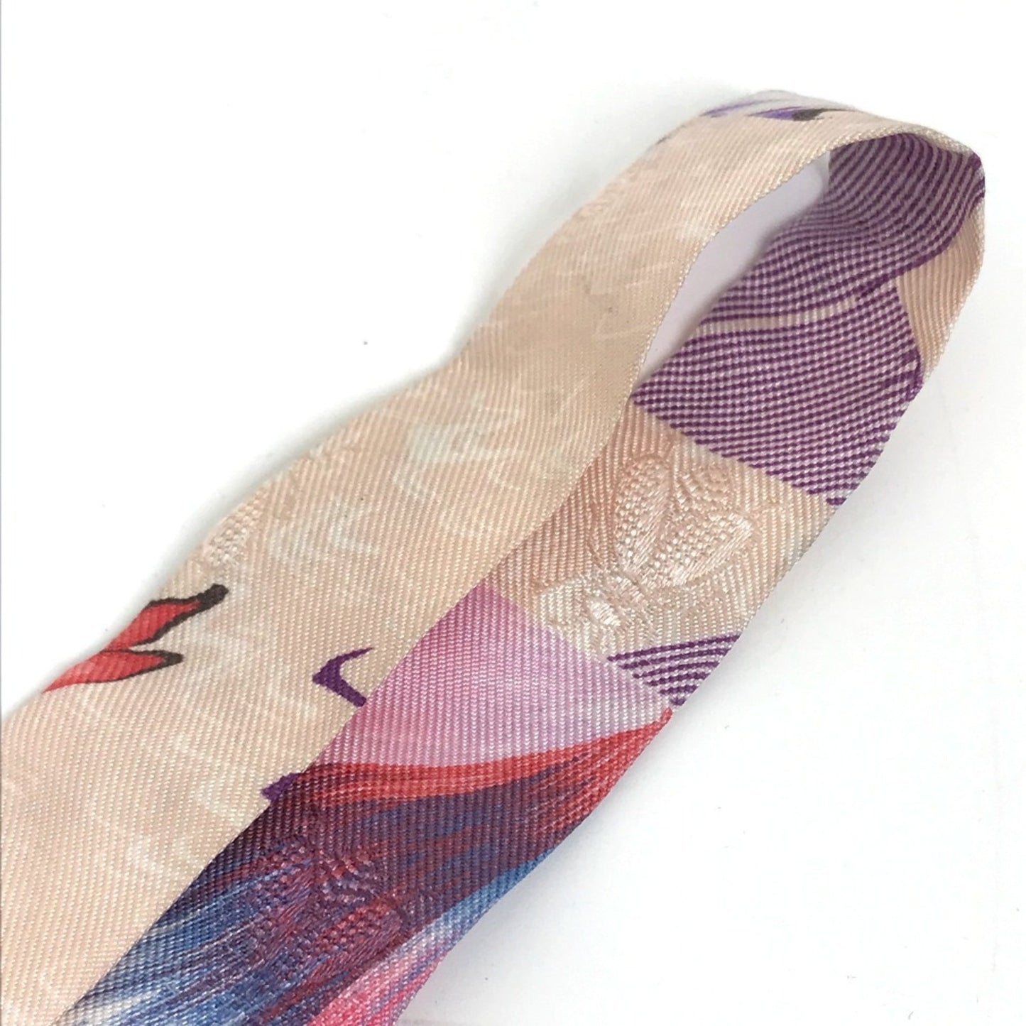 Hermes Allover Marble Silk Twilly Doll Scarf