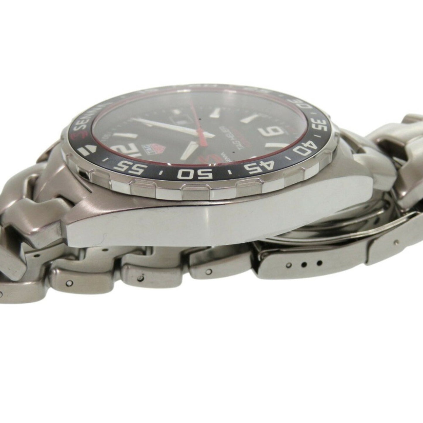 Tag Heuer Formula 1 Ayrton Senna Edition Waz1012 Stainless Steel Black Quartz Watch