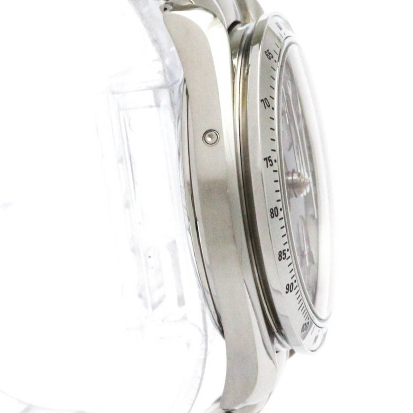 Omega Speedmaster Triple Date Steel Automatic Watch 3523.80 Polished